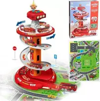 Woopie Žaislas Garažas Su Spiralėmis 3 Vnt.