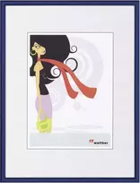 Nuotraukų rėmelis Walther New Lifestyle rėmas, 21x29,7, A4, plastikinis, mėlyna (KV130L)