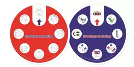 Time Timer Lavinimo priemonė - Emocijų ratas Emotions in Montion (R4000)