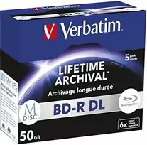 BD-R DL Verbatim M-Disc 50GB 6x (Jewel Case 5)