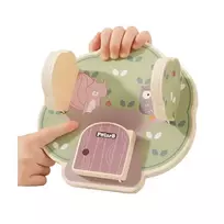 Viga Toys „Viga Polarb“ medinė manipuliacinė miško lenta