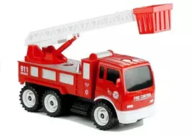 Lean Toys Gaisrininko rinkinys Fire Rescue, 14 vnt.