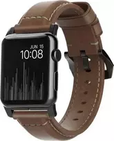 Nomad Išmaniojo laikrodžio Apple odinis dirželis, Rudos spalvos, 42/44mm