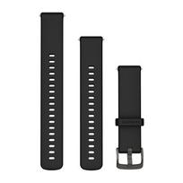 Garmin Quick Release 18 mm Watch Band Black Silicone / Slate 010-13406-02