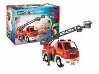 Revell First Construction gaisrinis automobilis su kopėčiomis 1:20, 30 cm, 4+