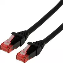 Roline ROLINE - Moč- kabelis - RJ-45 (M) - RJ-45 (M) - 3 m - UTP - CAT 6 - be halogenų, formos, tarkuotas - juoda (21.15.2553)