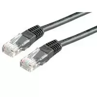 VALUE Kabelis krosowy PatchCord UTP Kat.6 0.5m juoda