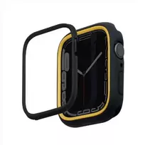 Uniq Išmaniojo laikrodžio Apple Watch 4/5/6/7/8/SE ekrano rėmelis, Juodos spalvos, 44/45mm