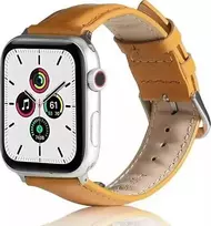 Beline apyrankė Apple Watch Leather 42/44/45/49mm rudos spalvos