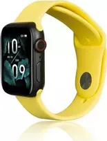 Beline Apple Watch Silicone apyrankė 38/40/41mm geltonos spalvos