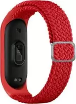 Beline apyrankė Mi Band 7/6/5 Textile raudonos spalvos