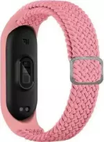 Beline apyrankė Mi Band 3/4 Textile rožinės spalvos