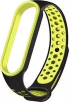Beline apyrankė Mi Band 7/6/5 juodos ir žalios spalvos Design