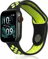 Beline apyrankė Apple Watch Sport silikoninė 38/40/41mm juodos ir laimo spalvos