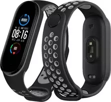 Beline apyrankė Mi Band 7/6/5 juodos spalvos ver2
