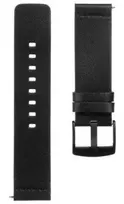 Išmaniojo laikrodžio odinis Tactical dirželis, Juodo spalvos, 22mm