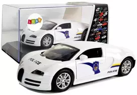 Lean Toys Policijos automobilis su šviesa ir garsu Import LEANToys