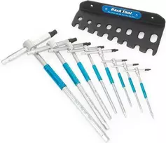 Park Tool Parkavimo įrankis THH-1 8 dalių šešiakampių raktų rinkinys, T formos rankena