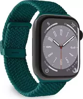 Puro ”LOOP” Elasticized Nylon apyrankė Apple Watch 42-44-45-49mm žalios spalvos