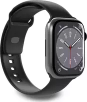 Puro Icon Silicone apyrankė skirta Apple Watch 42 / 44 / 45 / 49 mm – juodos spalvos (2 vnt)