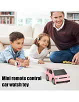 Malplay Mini nuotolinio valdymo automobilis laikrodis valdymo pultas, rožinė spalva