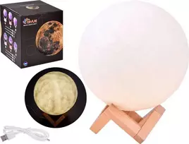 Jokomisiada Naktinės lempos mėnulio mėnulio šviesa 3d 18cm