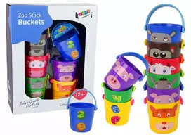 Lean Toys Kibirėlių su gyvūnėliais rinkinys Inna, 6 vnt.