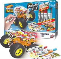 Hot Wheels - „Creative Maker Kitz“ pritaikytas monstrų sunkvežimio rinkinys (BLA85606)
