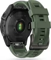 Išmaniojo laikrodžio Garmin Fenix 5/6/6Pro/7 dirželis, 22mm, Žalios spalvos