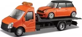 Bburago gatvė Fire Transport W Mini Cooper S 1: 43 BBURAGO
