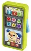 „Fisher-Price“ kūdikių žaislas „Laugh & Learn“ – 2 viename išmanusis telefonas su slankikliu, skirtas mokytis (HNL41)