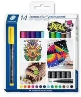 STAEDTLER 317C14 - Permanent-Universalstift M Set 14 Farben