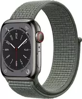 „Crong Nylon“ – sportinis dirželis „Apple Watch“ 44/45/46/49 mm (karinis žalias)