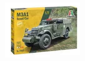 Italeri M3A1 Scout Car 1:72 plastikinis surenkamas modelis (7063)