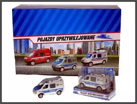 Automobilių policijos metalinis furgonas HIPO HKG070