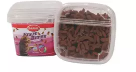 Nederma Bv SANAL Fish Bites cup 75 g, kačių pašaro papildas su žuvimi MR