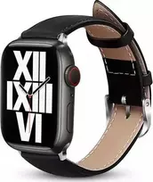 Crong Išmaniojo laikrodžio Apple 1/2/3/4/5/6/7/8/SE/ULTRA dirželis, Juodos spalvos, 42/44/45/49mm