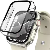 Tech Protect Išmaniojo laikrodžio Apple 7 ekrano rėmelis, Sidabrinės spalvos, 45mm