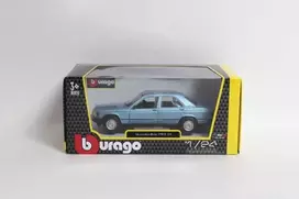 BBURAGO 1:24 Automodelis 1987 Mersedes - Benz 190E 2.6, 18-21103 BU
