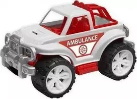 Technok Maksik Didelis plastikinis Greitosios pagalbos automobilis 35cm (3534)