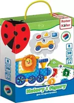 Magnetinis žaidimas Spalvos ir figūros ROTER KAFER RK2201-06