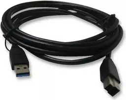 ROLINE USB 3.0 kabelis, A tipo M - B tipo M 3,0 m, 3 m, USB A, USB B, USB 3.2 Gen 1 (3.1 Gen 1), kištukas/kištukas, juodas