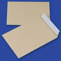Office Products išmatavimai su silikonine juosta TARNYBOS, HK, C4, 229x324mm, 90gsm, 250pc, ruda