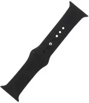 Fusion Accessories 38/40/41/mm juodas silikoninis dirželis S/M