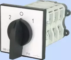 Elektromet Cam jungiklis 2-0-1 3P 80A su plokšte IP65 ŁK 63-72 (926372)