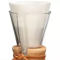 Chemex FP-2 Unfolded Half Moon filtravimo popierius, 100 vnt