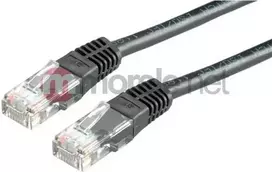 VALUE Kabelis krosowy PatchCord UTP Kat.6 10m juoda