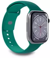 PURO ICON - elastingas dirželis, skirtas „Apple Watch“ 44/45/46/49 mm (S/M ir M/L) (žalias)