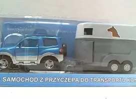 Hipo HKG Automobilinis džipas su priekaba + arklys HY0005 34762