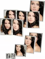 Nuotraukų rėmelis Ramka Walther Chloe sidabrinis 3x13x18 Portrait Triple Frame WD338S